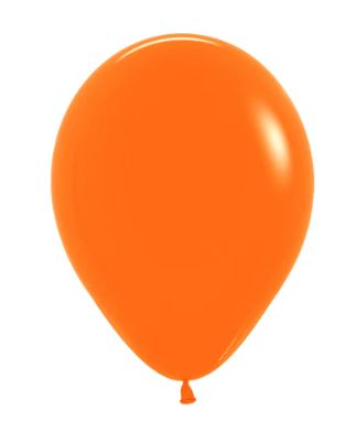 (image for) ST BALLOON F/ORANGE 50S - 12\"