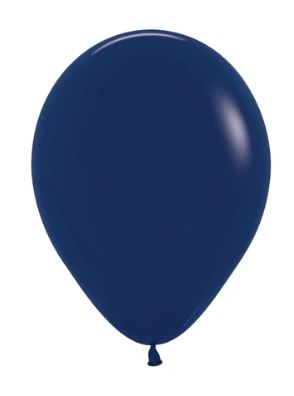 (image for) ST BALLOON F/NAVY BLUE 50S - 12\"