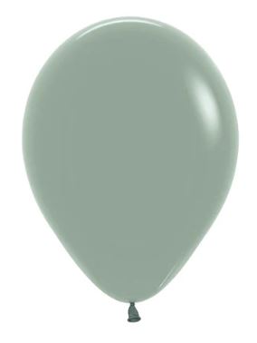 (image for) ST BALLOON PASTEL D/LGREEN 100 - 5\"