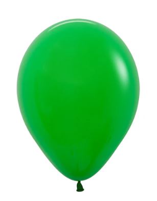 (image for) ST BALLOON F/GREEN 50S - 12\"