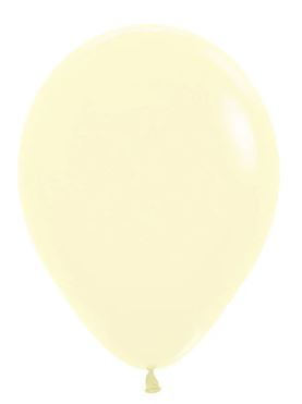(image for) ST BALLOON PASTEL/M YELLOW 25S - 18\"