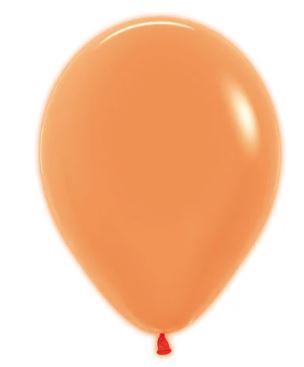(image for) ST BALLOON NEON ORANGE 50S - 12\"