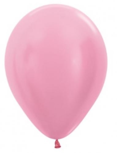 (image for) ST BALLOON SATIN PINK 50S - 5\"