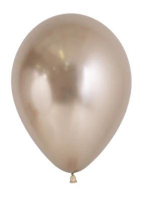 (image for) ST BALLOON REFLEX CHAMPAGN 50S - 5\"