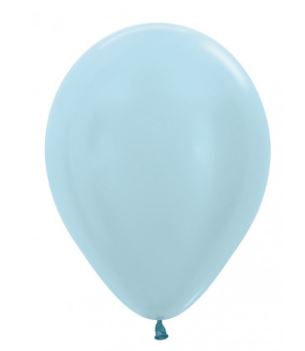 (image for) ST BALLOON SATIN BLUE 50S - 5\"