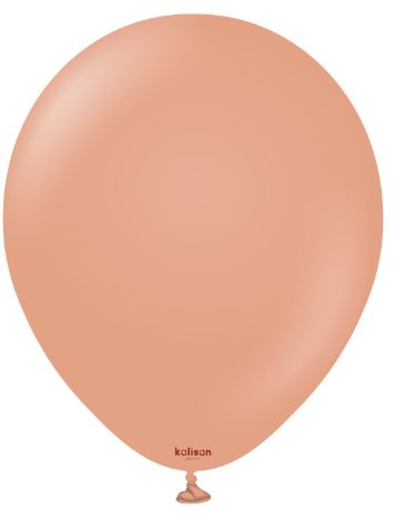 (image for) KS BALLOON STD/CLAY PINK 100S - 12\"