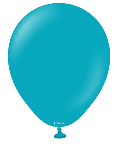 (image for) KS BALLOON STD/TURQUOISE 100S - 5\"