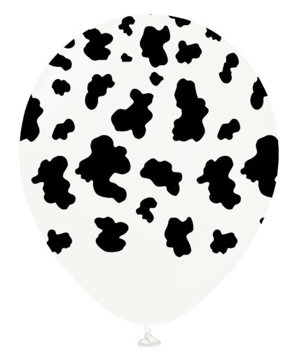 (image for) KS BALLOON COW WHITE 25S - 12\"