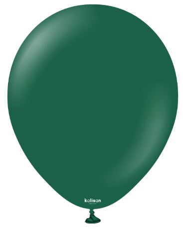 (image for) KS BALLOON STD/DARK GREEN 25S - 18\"
