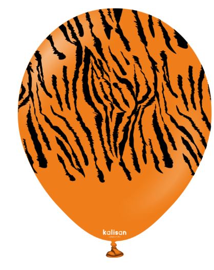 (image for) KS BALLOON S/TIGER ORANGE 25S - 12\"