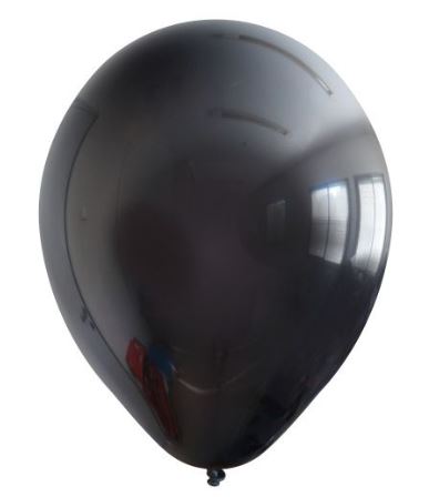 (image for) KS BALLOON STD/BLACK 100S - 12\"