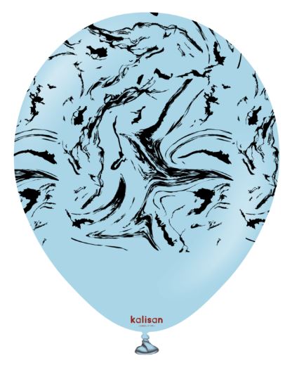 (image for) KS BALLOON NEBULA BLUE 25S - 12\"