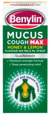 (image for) BENYLIN MUCUS MAX COUGH H/LEMO - 150ML