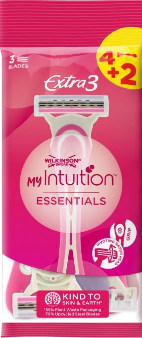 (image for) WILKINSON INTUITION DISPOSABLE RAZOR FEMALE - 4S