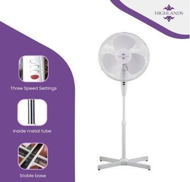 (image for) HL PEDESTAL STAND FAN - 16\"