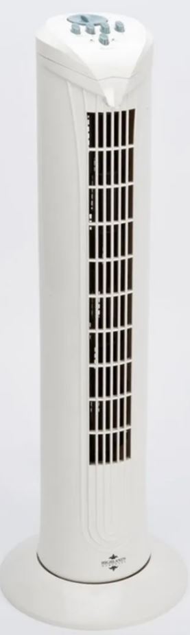 (image for) HL HIGH TOWER FAN WHITE/BLACK - 29"