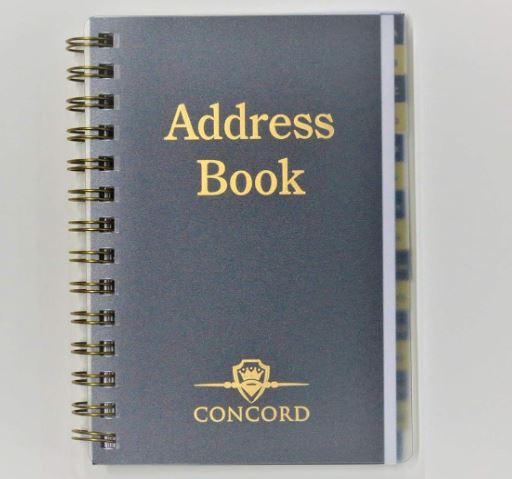 (image for) PUK ADDRESS BOOK CONCORD A-Z - MEDIUM