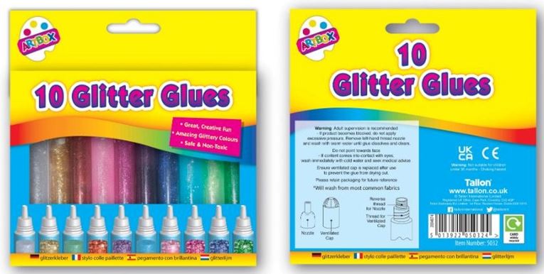 (image for) TL GLITTER GLUES ASSTD