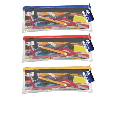 (image for) TL CLEAR EXAM PENCIL CASE - 13\"