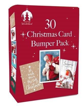 (image for) XMAS CARDS BUMPER BOX ASST - 30S