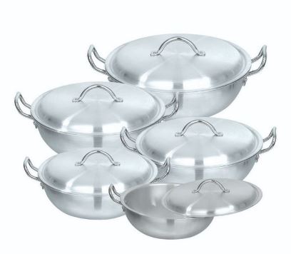 (image for) SONEX ROUND KARAHI 1X5 SET - 10PCS