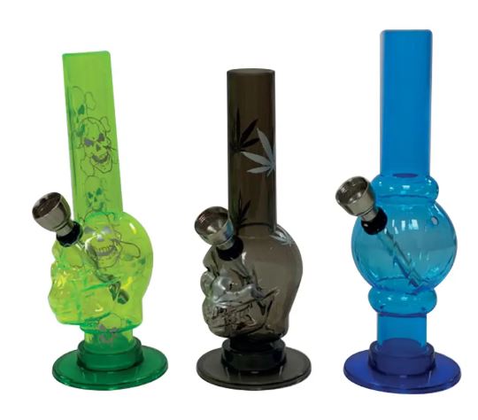 (image for) MINI ACRYLIC BONG PLASTIC - 6\"
