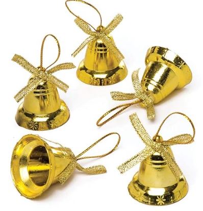 (image for) JL XMAS MINI BELLS FOR HANGING - 9S