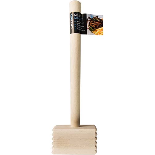 (image for) CHEF AID MEAT MALLET WOODEN - STD