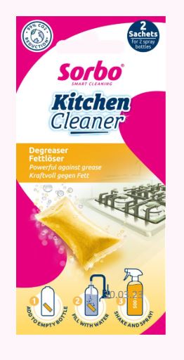 (image for) SORBO KITCHEN CLEANER SACHET - 2S