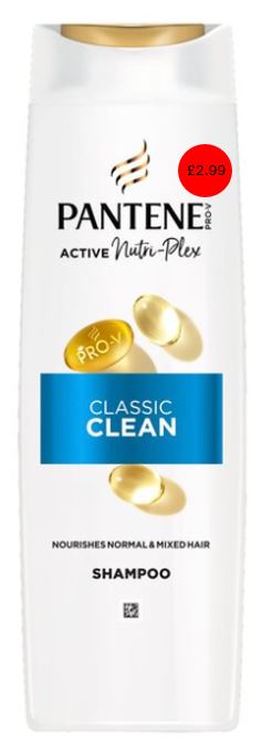 (image for) PANTENE S/POO CLASSI/CL PM2.99 - 325ML