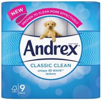 (image for) ANDREX T/ROLL C/CLEAN WHITE - 9S