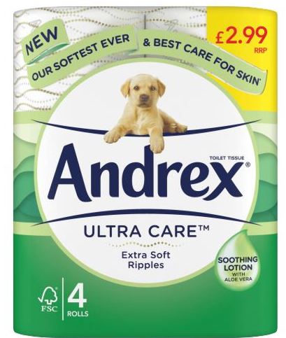 (image for) ANDREX T/ROLL U/CR ALOE PM2.99 - 4S