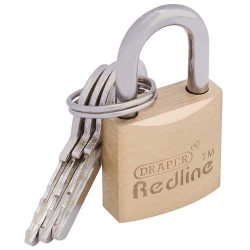 (image for) REDLINE BRASS PADLOCK - 20MM