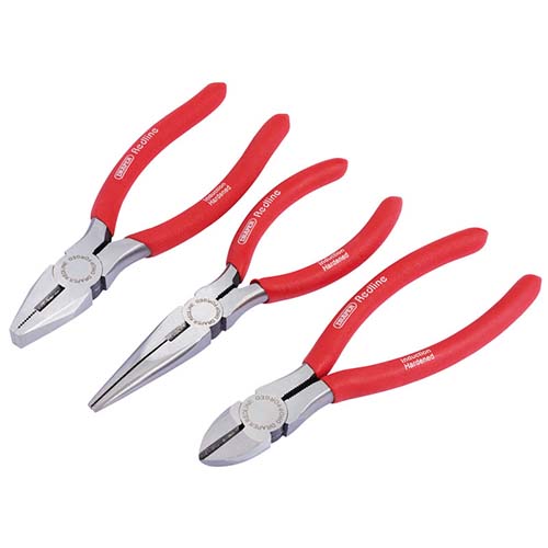 (image for) DRAPER PLIERS SET 3PCS REDLINE - 67924