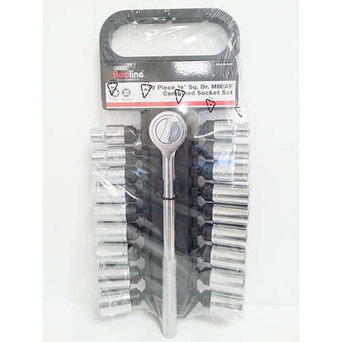 (image for) REDLINE 19PC SOCKET SET 1/2\" - 1/2\"SQ