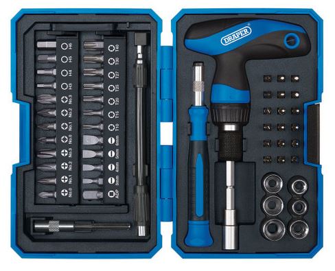 (image for) DRAPER SCREWDRIVER &BIT SET - 53S