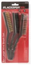 (image for) BLKSPUR LARGE WIRE BRUSH SET - 3S