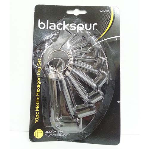 (image for) BLKSPUR HEXAGON KEY SET 10S - 10S