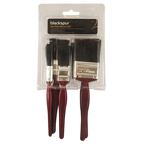 (image for) BLKSPUR PAINT BRUSH SET 5S - ASST