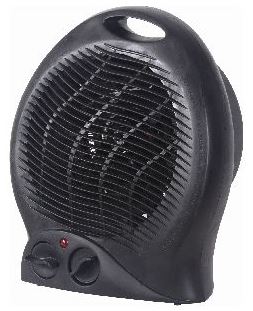 (image for) K/VON FAN HEATER UPRIGHT BLACK - 2kW