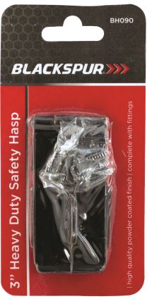 (image for) BLKSPUR SAFETY HASP H/DUTY - 3\"