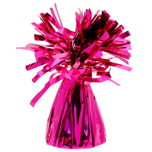 (image for) FOIL BALLOON WEIGHT HOT PINK - STD