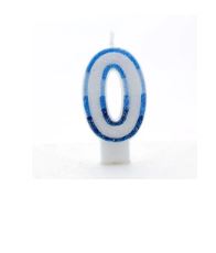 (image for) APAC B/DAY CANDLE '0' BLUE - STD