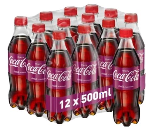 (image for) COKE CHERRY BOTTLE 500ML - 500ML