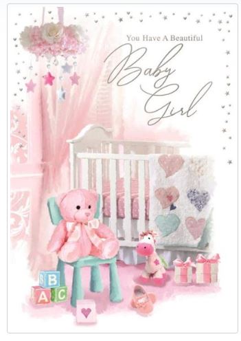 (image for) SEL CARD YOU HAVE A BABY GIRL - STD