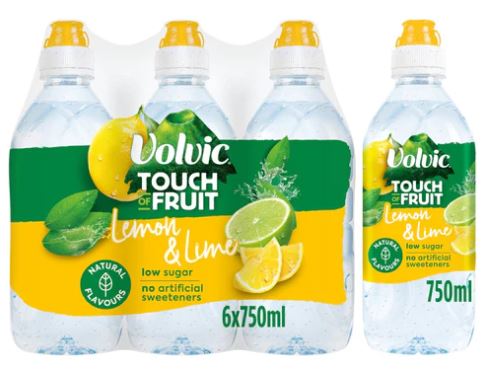 (image for) VOLVIC TOF LEMON & LIME SPORTS